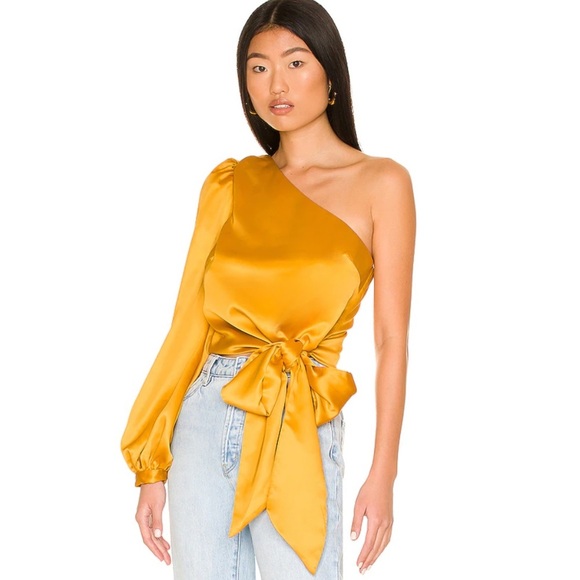 Lovers & Friends one shoulder Kendall blouse - Picture 1 of 7
